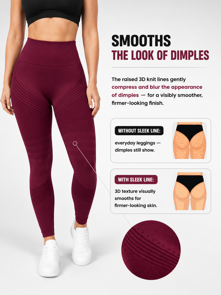 3D Anti-Cellulite Sculpting Leggings – Squat-Proof, No-Roll