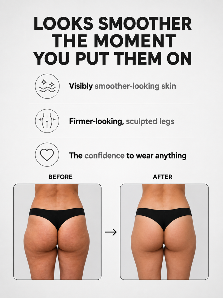 3D Anti-Cellulite Sculpting Leggings – Squat-Proof, No-Roll