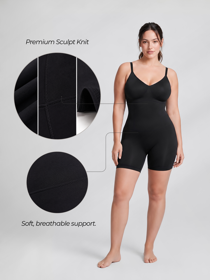 Sleek Line Shaping Bodysuit - fabric detail