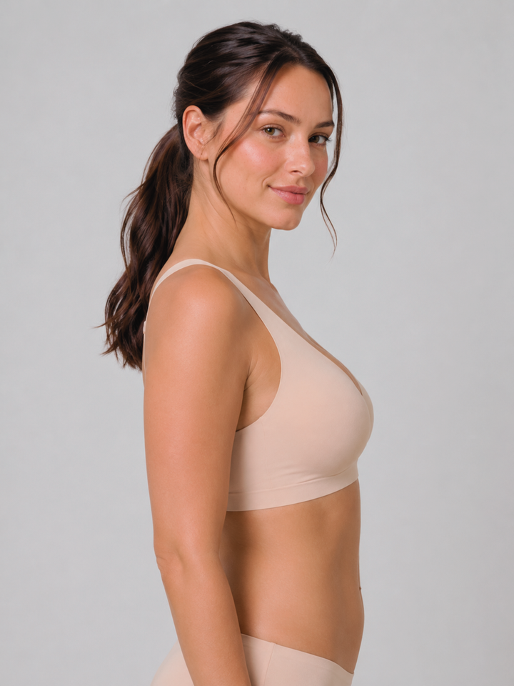 Sleek Line Second-Skin Wireless Bra - side lift