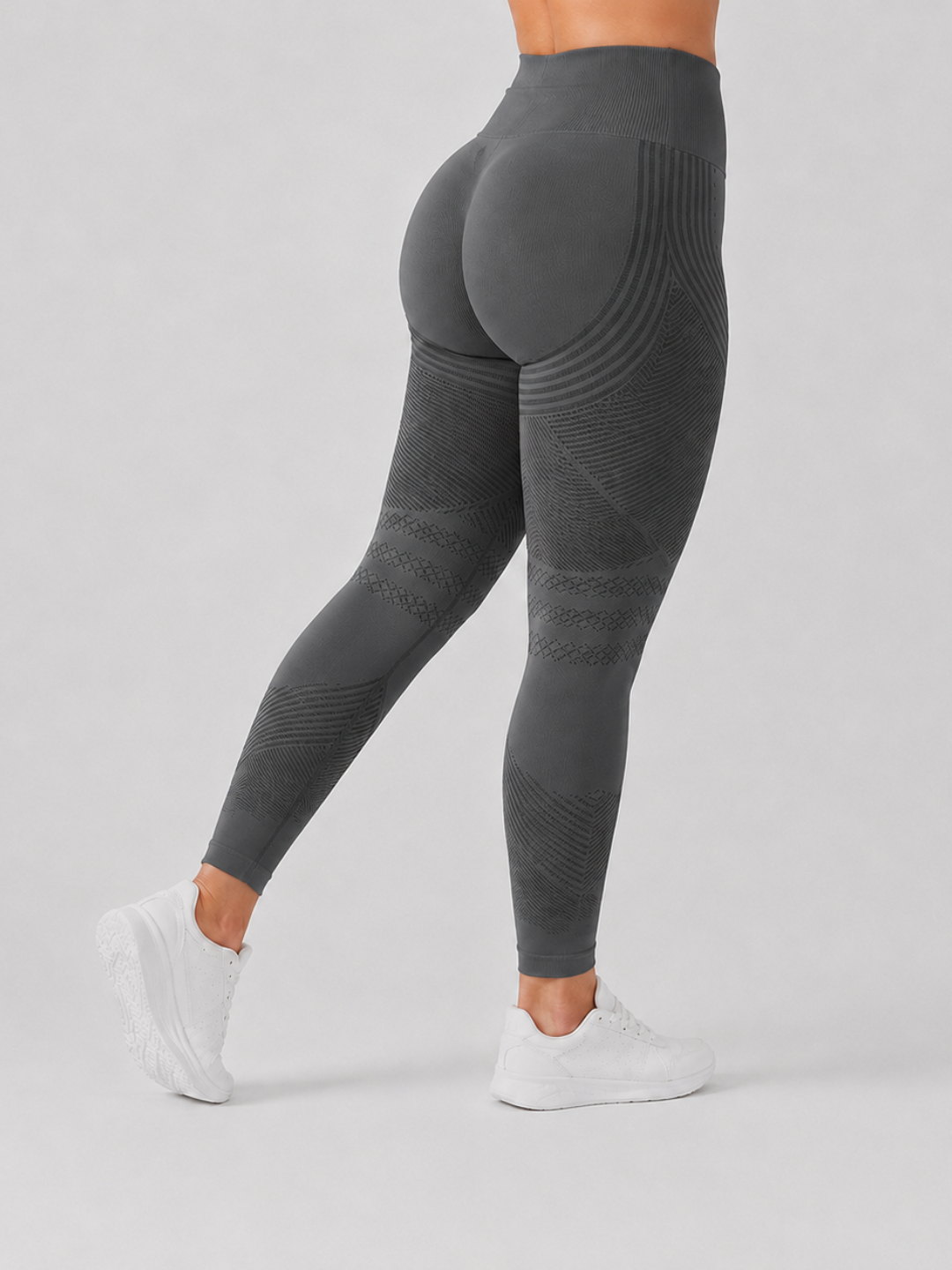 Sleek Line Anti-Cellulite Leggings - Dark Grey #color_darkgrey