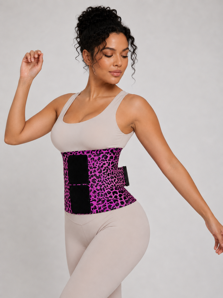 Sleek Line Triple-Wrap Waist Cincher - flexible hold #color_black