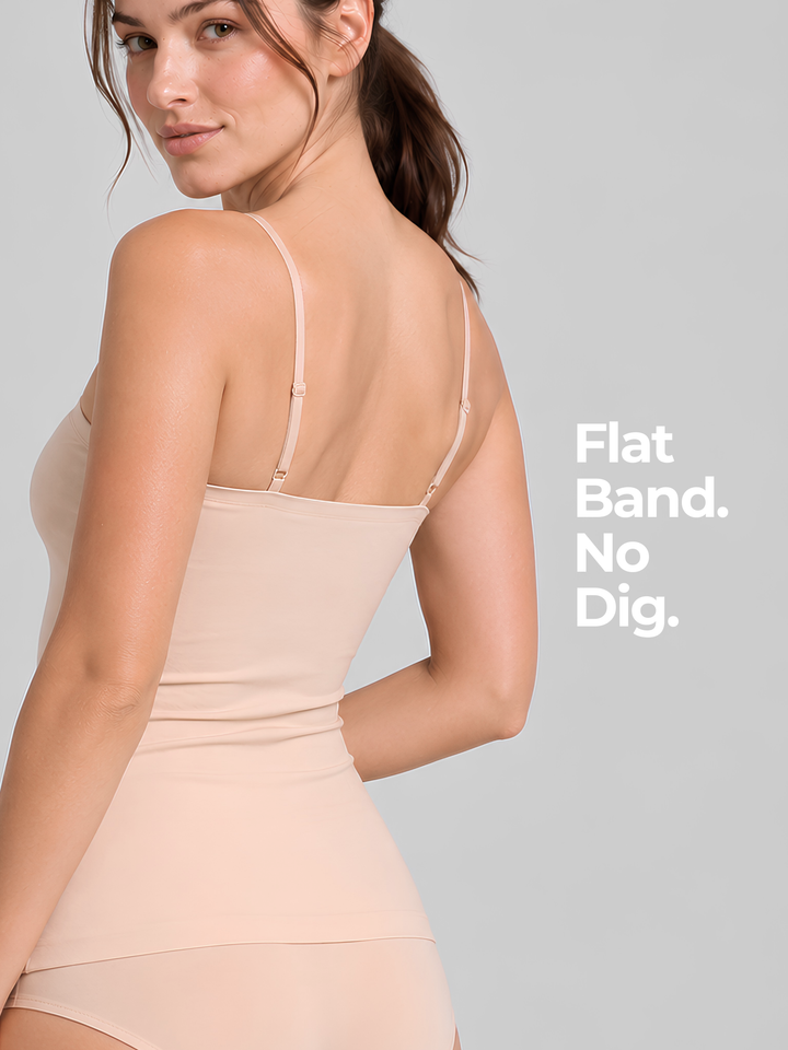 Sleek Line Second-Skin Wireless Bra - back view