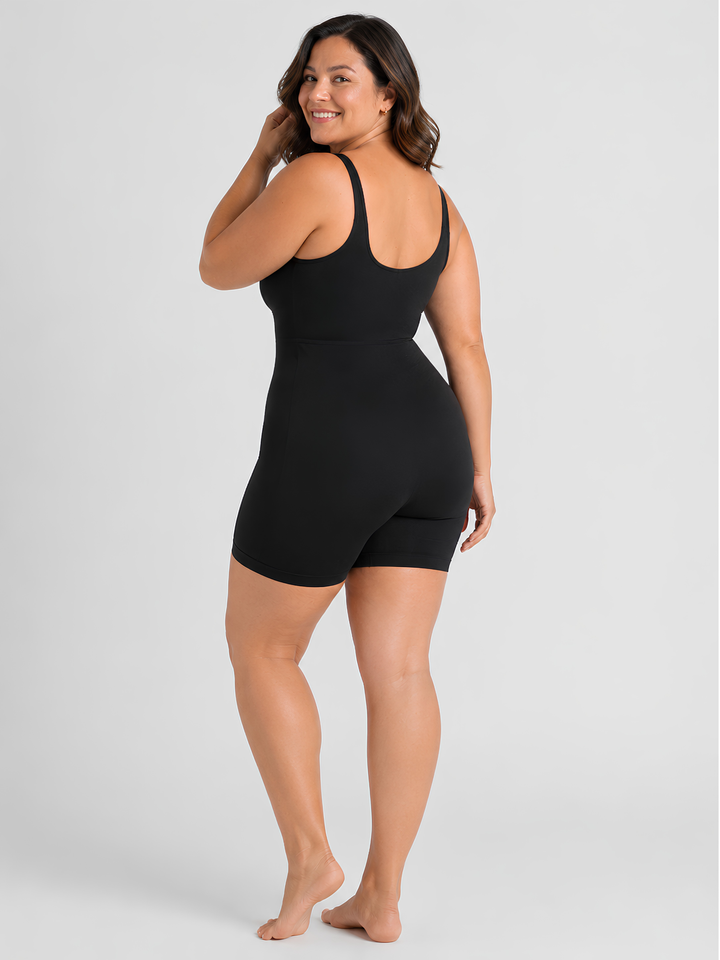 Sleek Line Sculpting Hourglass Bodysuit - back full body