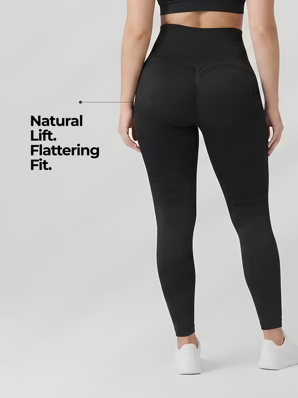 Sleek Line Anti-Cellulite Leggings - back full body