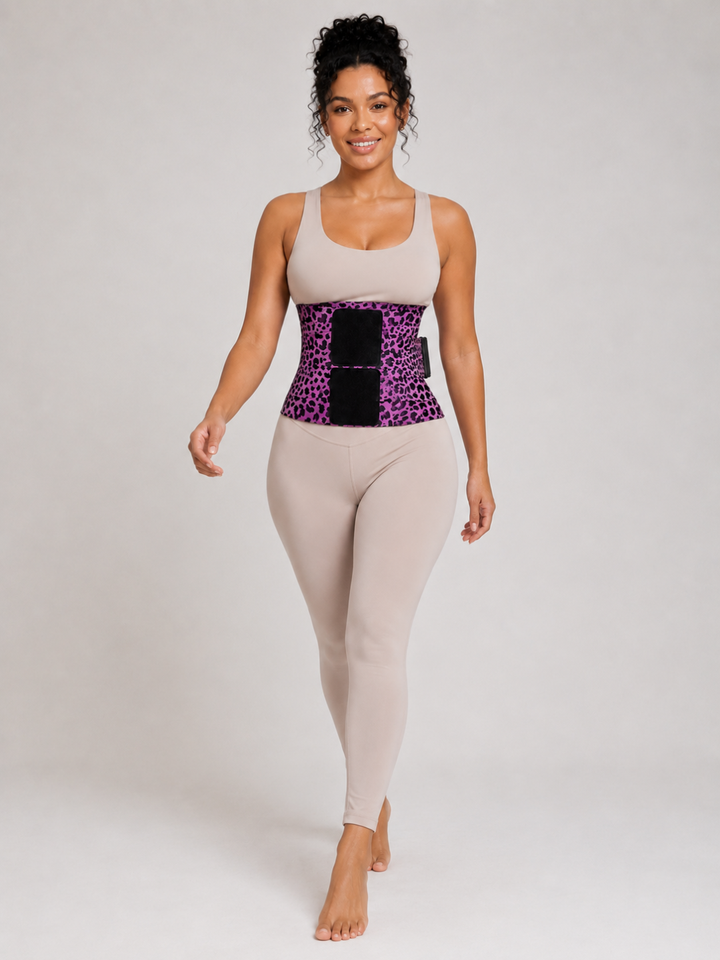 Sleek Line Triple-Wrap Waist Cincher - movement, stays put #color_black