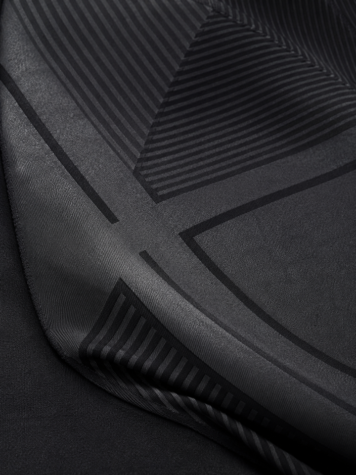 Sleek Line Power Shaping Short - fabric detail #color_black