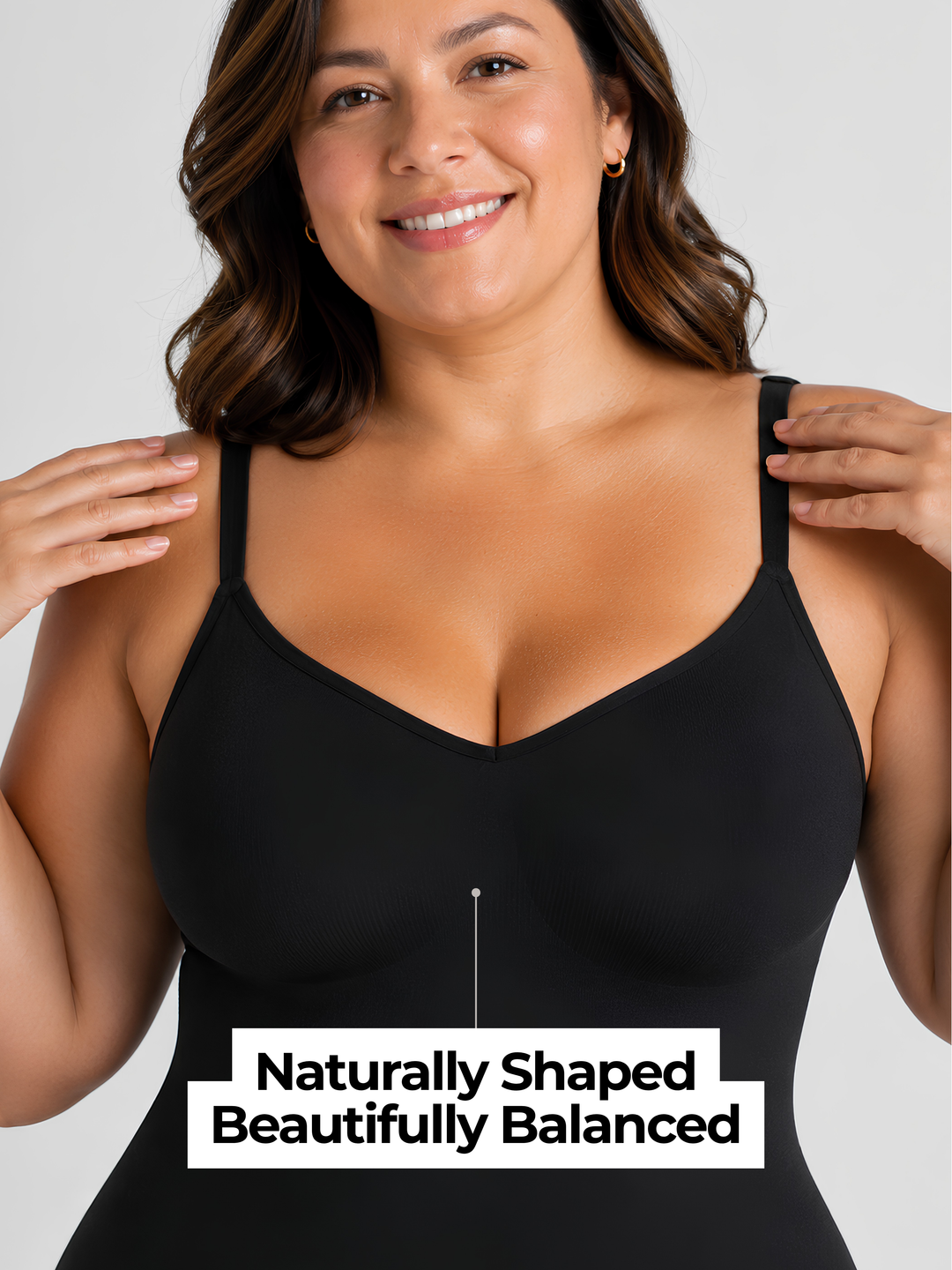 Sleek Line Sculpting Hourglass Bodysuit - bust support detail