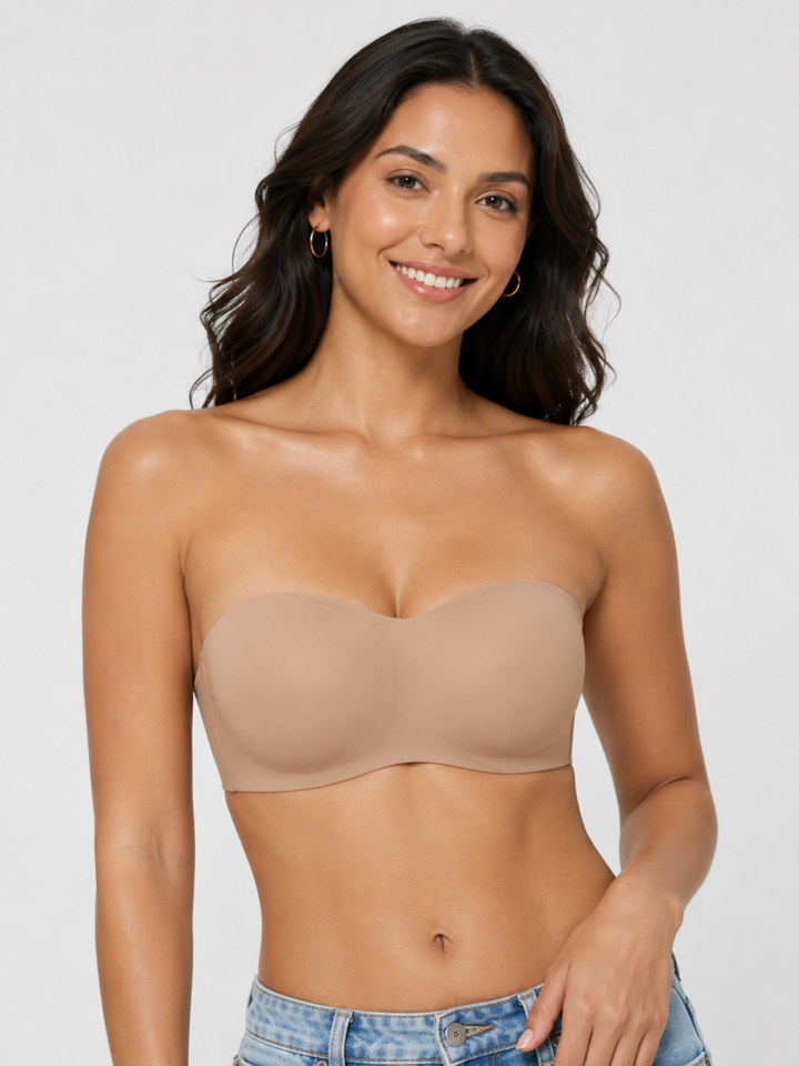 Sleek Line Strapless Invisible Bra - hero front